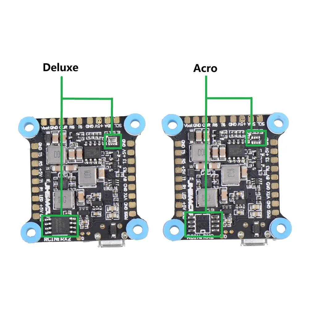 JHEMCU двойное управление полетом F7 OSD BEC 5 в 8 двойной камерой Acro/Deluxe для