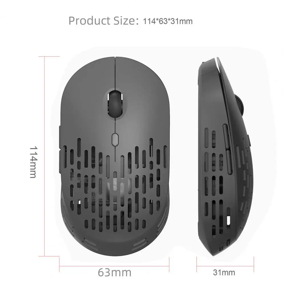 

HXSJ T38 2.4G Wireless Mouse Lightweight Mute Office Mice with Adjustable DPI