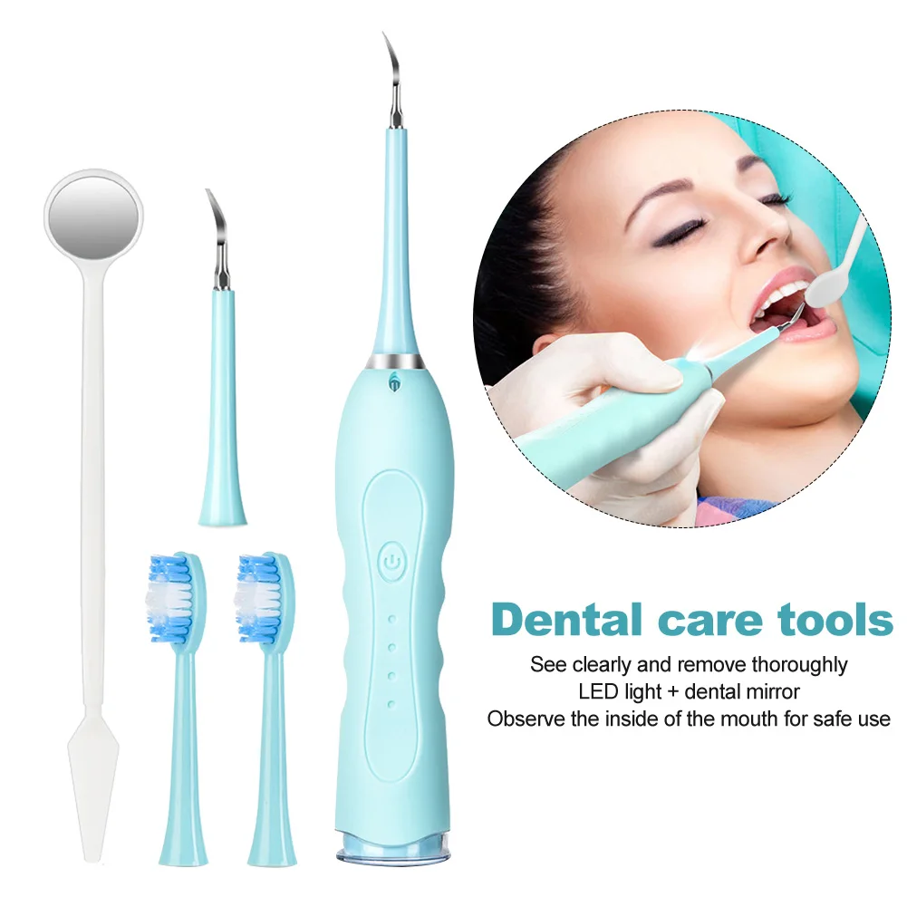 

4 Intensity Modes For People Travel Multifunction Dental Mirror Teeth Cleaner Kit With Replaceable Head Home IPX6 Waterproof