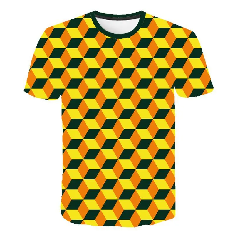 Мужская и женская футболка на весну лето технологичные модные футболки с 3D