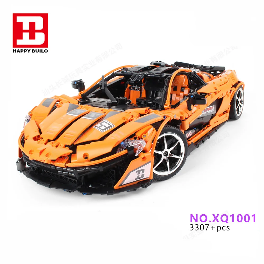 Xingyu Technology McLarenly P1 спортивный автомобиль пазл для взрослых собранные строительные