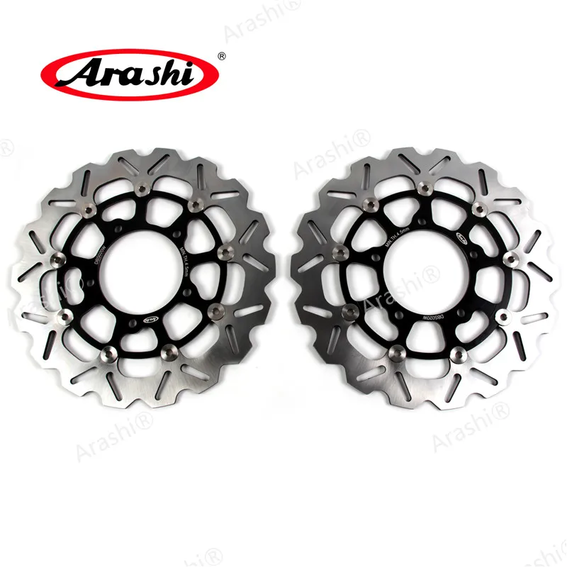 Араши 1 пара для SUZUKI GSXR1000 GSXR 1000 2005 2006 2007 2008 ЧПУ передние тормозные диски GSX1000R GSX-R GSXR 600 750 - Цвет: Black