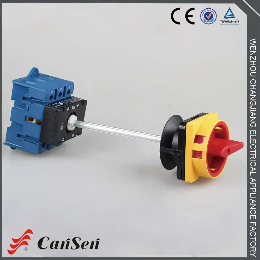 CANSEN LW30-80 KG80 выключатель блокировки двери, din-рейка, 150 мм вал с цепь 80A отключения выключателя главный выключатель переменного тока 3-полюсный