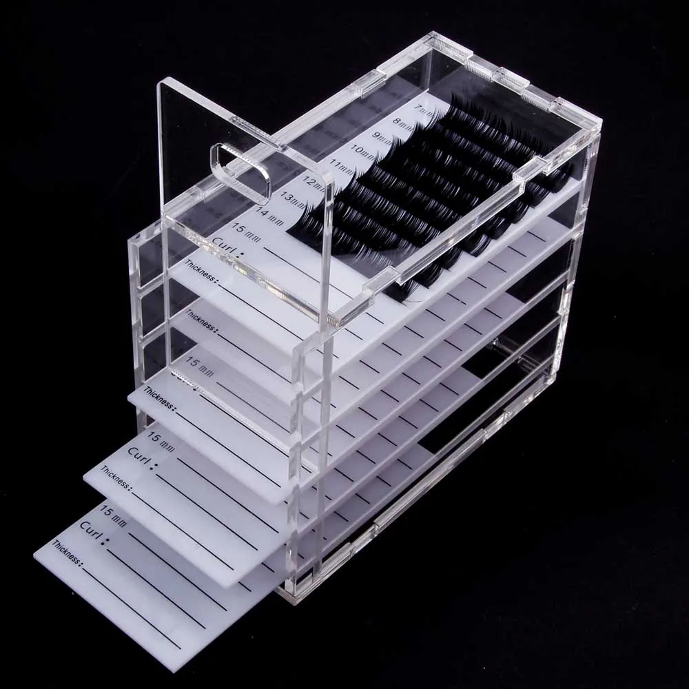 5 слоев коробка для хранения ресниц контейнер макияжа поддон пластина прививки