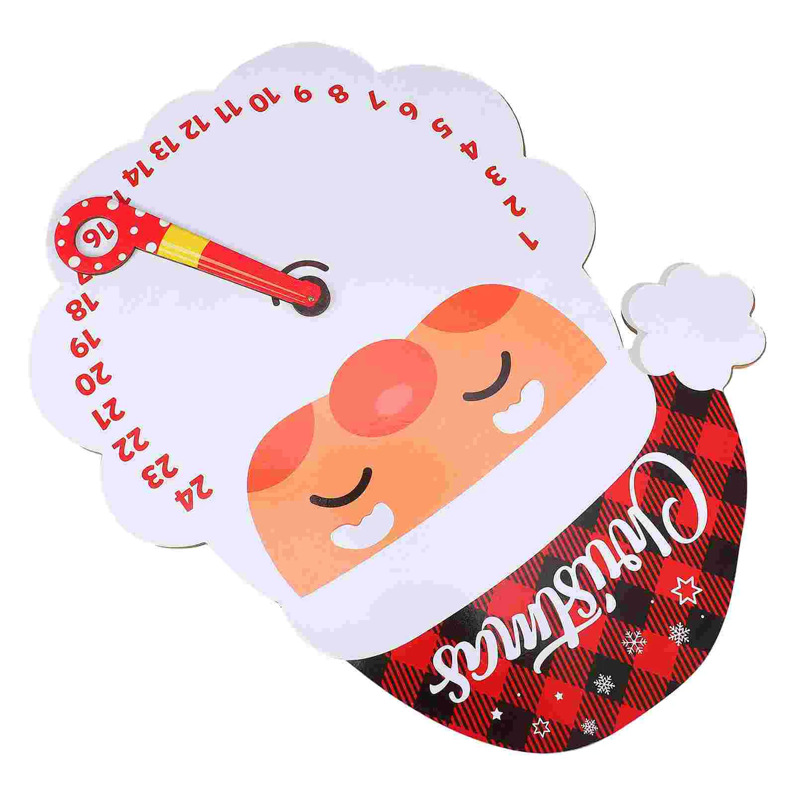 

1Pc Adorable Santa Claus Pattern Hanging Calendar Countdown Hanging Calendar