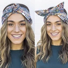 Женские и женские модные головные повязки на все сезоны, 12 видов печатных рисунков, аксессуары для волос
