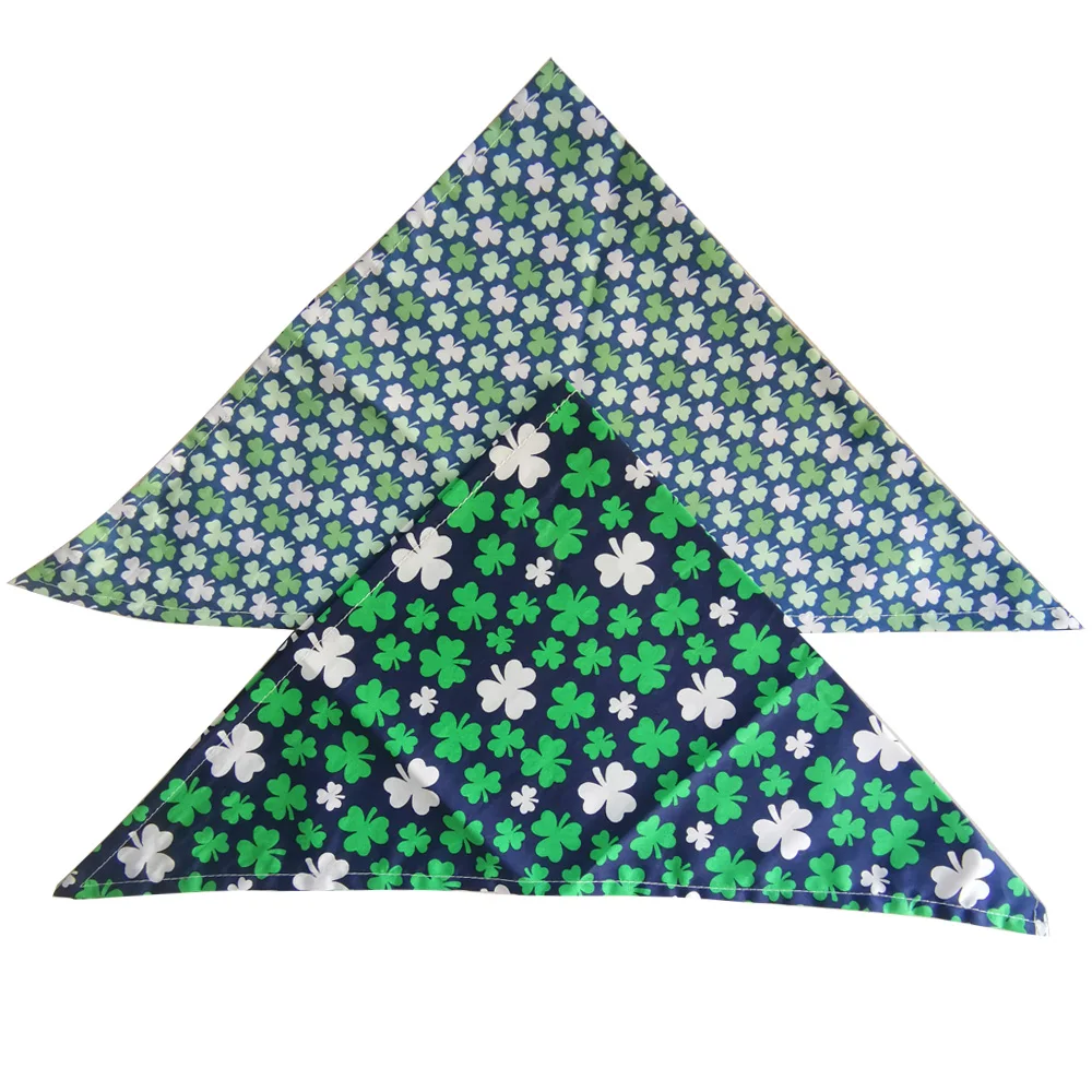 50 шт. бандана для собак принадлежности питомцев в стиле Св Патрика банданы