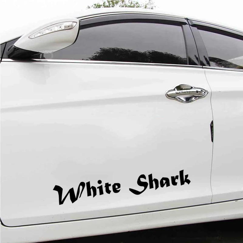 

CS40095# Die-cut Vinyl Decal Shark Car Sticker Waterproof Auto Decors on Car Body Bumper Rear Window