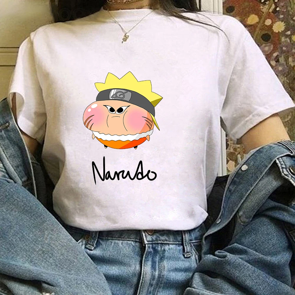 

2021 T-shirt Uzumaki Naruto T Shirt Unisex Women T-Shirt Summer Short Sleeve Aesthetic Clothes Anime Harajuku Couples Streetwear