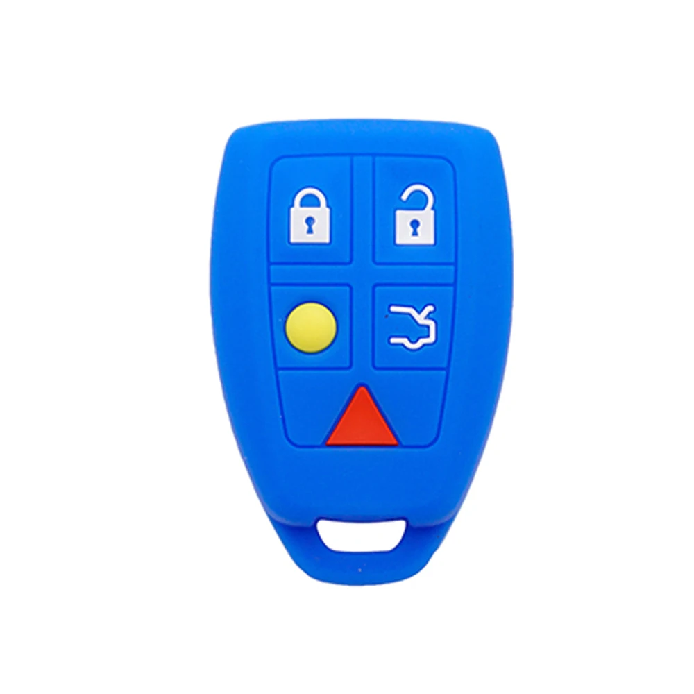 OkeyTech силиконовый чехол для ключей от машины с 5 кнопками Volvo S40 V50 V70 C70 S60 пульт