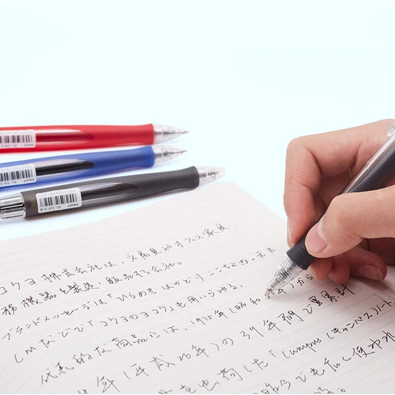 

3 Colors PILOT BL-G6 Japanese Press Gel Pen 0.5 Mm Writing Supplies Office School Supplies