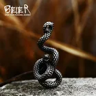Мужской и женский кулон в виде змеи Beier, кулон из нержавеющей стали 316L в стиле панк, ювелирное изделие LLLHP135P