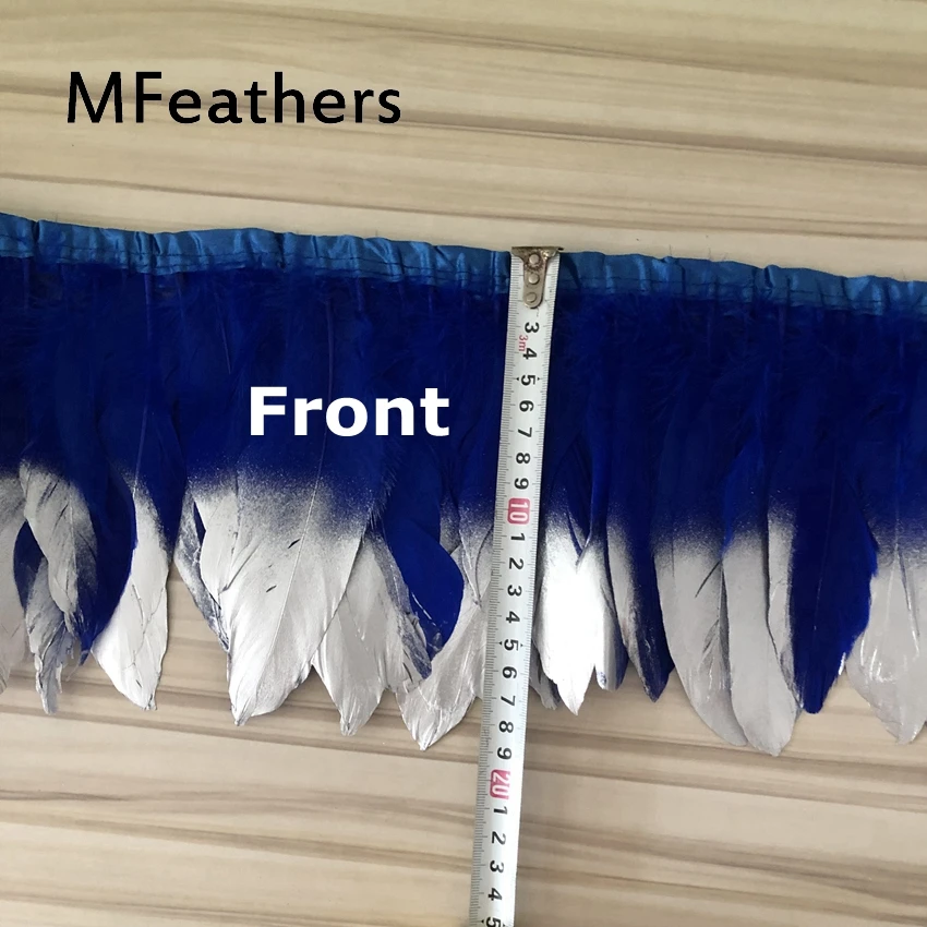 Лента из натурального гусиного пера диаметром 15-20 см 2 ярда | Дом и сад