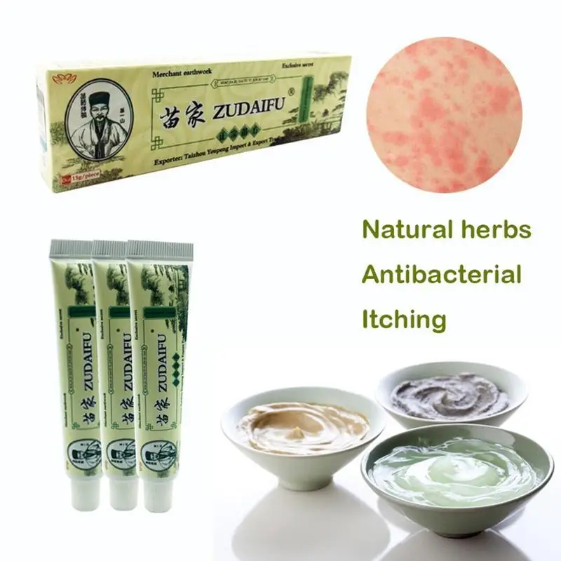 

Zudaifu Psoriasis Cream Skin Care Cream Psoriasis Skin Cream Dermatitis Eczematoid Eczema Ointment Treatment 15G