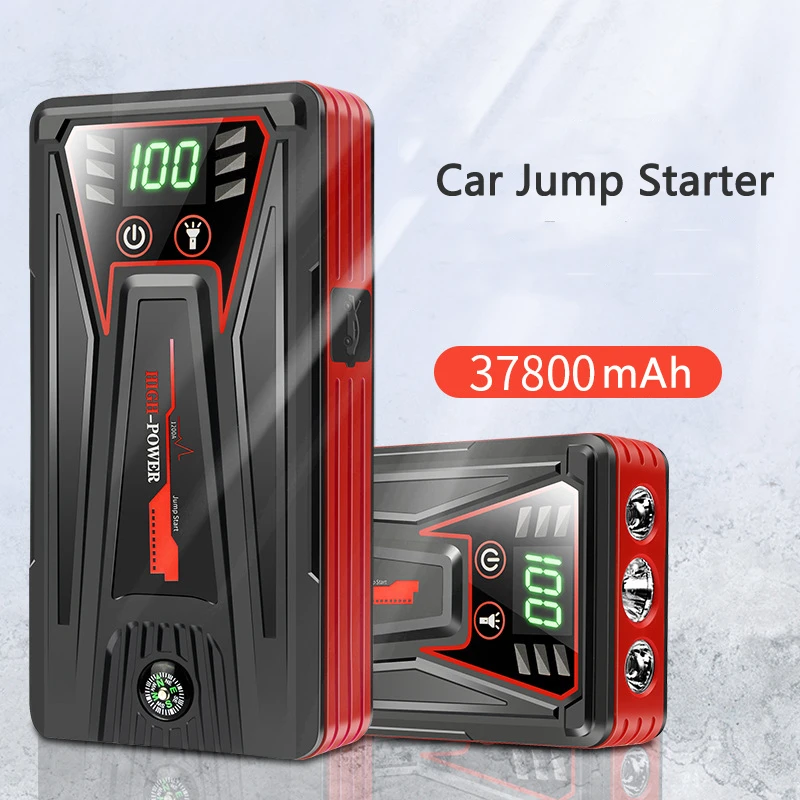 

37800mAh Car Jump Starter Power Bank Portable Car Battery Booster Charger 12V Starting Device Petrol Diesel Car Starter Buster