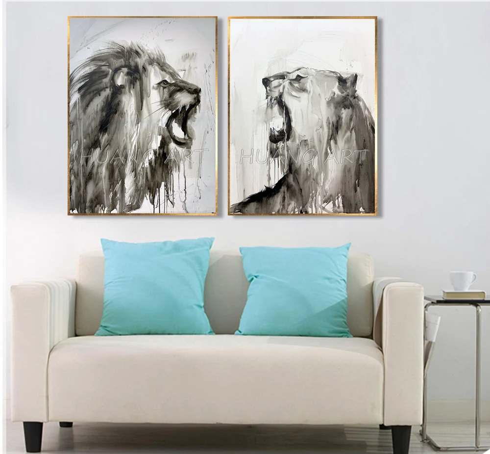 Оригинальная художественная чернильная живопись ручная роспись высокое