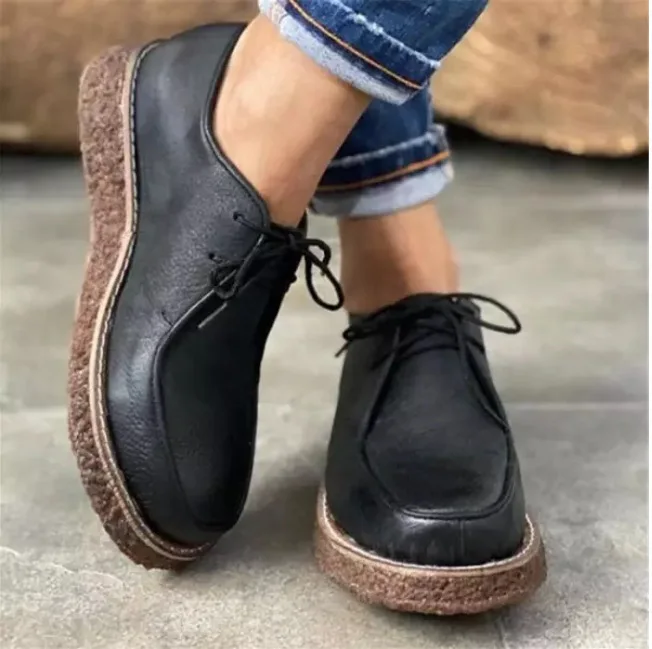 

New Pure Color Shoes for Women Fashion Lace Up Women Casual Shoes Low Ladies Comfortable Large Size Shoes Zapatillas Mujer