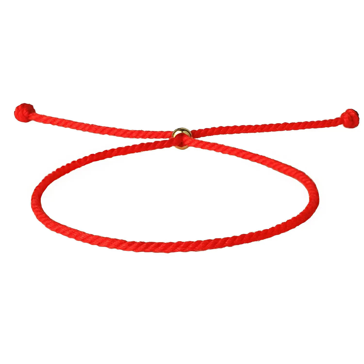 Новый Плетеный вручную красный веревочный браслет C.QUAN CHI модные популярные