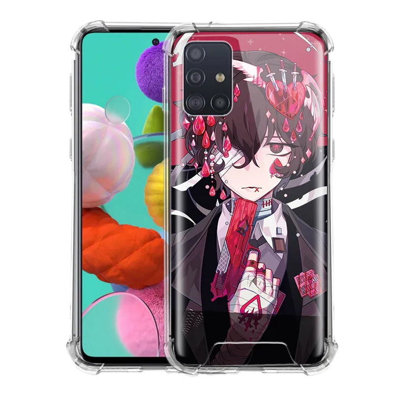 

Airbag Case for Samsung Galaxy A51 A71 M31 A42 5G A21s A41 M51 A31 M31s Cover Phone Back Shell Capa Bungou Stray Dogs Anime