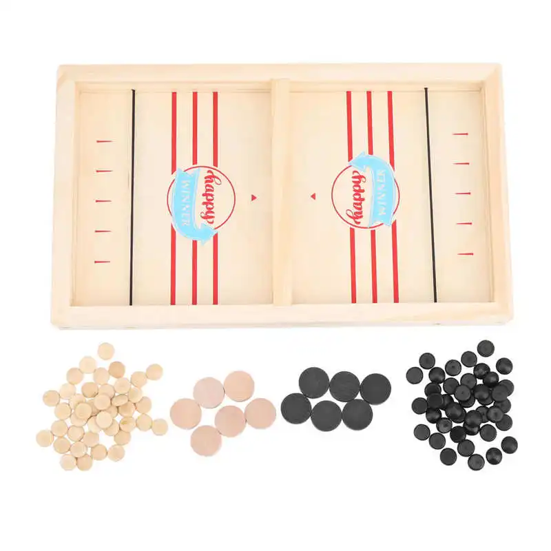 Деревянный Детский многофункциональный Пинбол Два в одном детская настольная