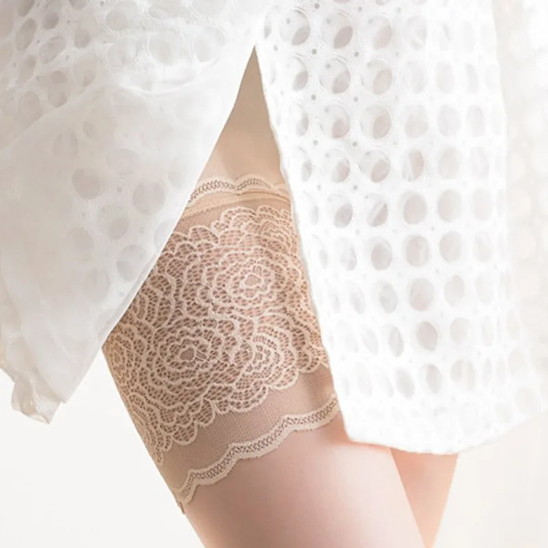 

Женские защитные штаны, летние незаметные тонкие кружевные светильник кие плотные нейлоновые штаны с высокой талией, однотонные Cn (происхо...