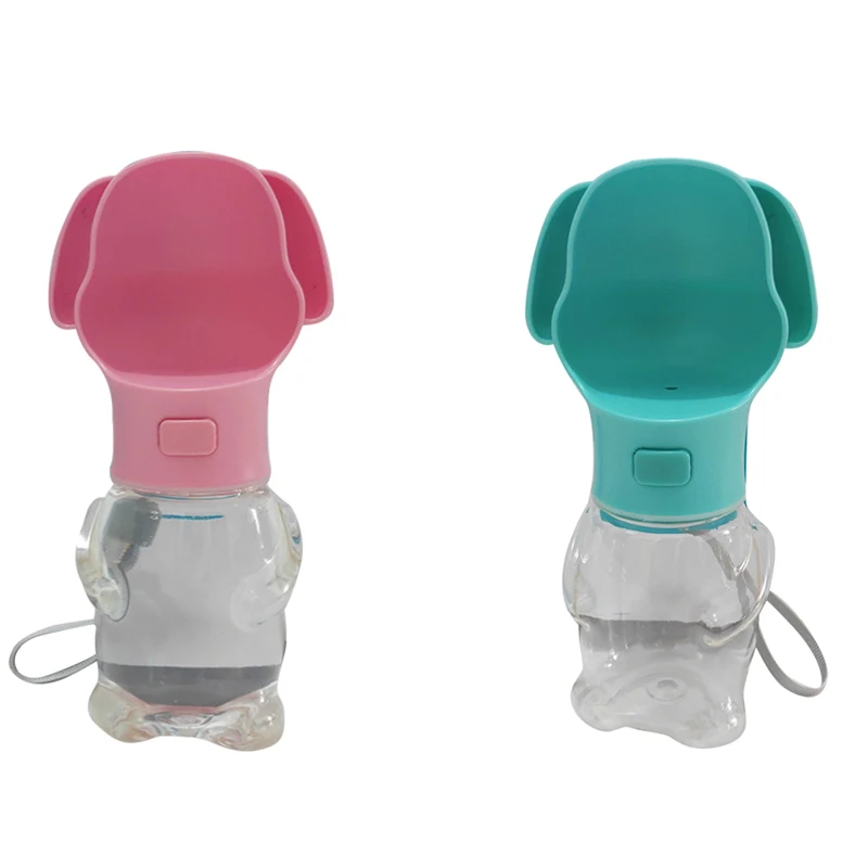 

Портативный ПЭТ бутылка воды собака щенок кошки на открытом воздухе питьевой Диспенсер воды для миски для путешествий кормушка-чашка 500 мл ...