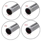 13M AN4 AN6 AN8 AN10 Плетеный тормоз из нержавеющей стали топливный шланг для газового масла серебристыйчерный Цвет Новинка