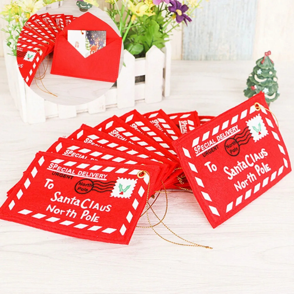 1 шт. рождественские поделки Noel конверт наполненный конфетами Рождественские
