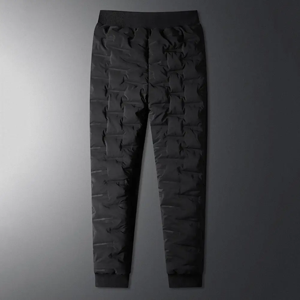 Padded Quick Dry Thicken Drawstring Soft Men Sweatpants for Outdoor
