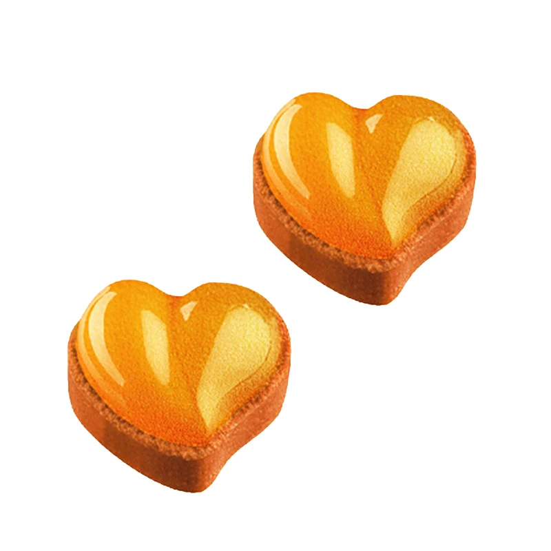 SHENHONG пластиковые перфорированные яйцо в форме сердца Тарт пирожное кольцо набор