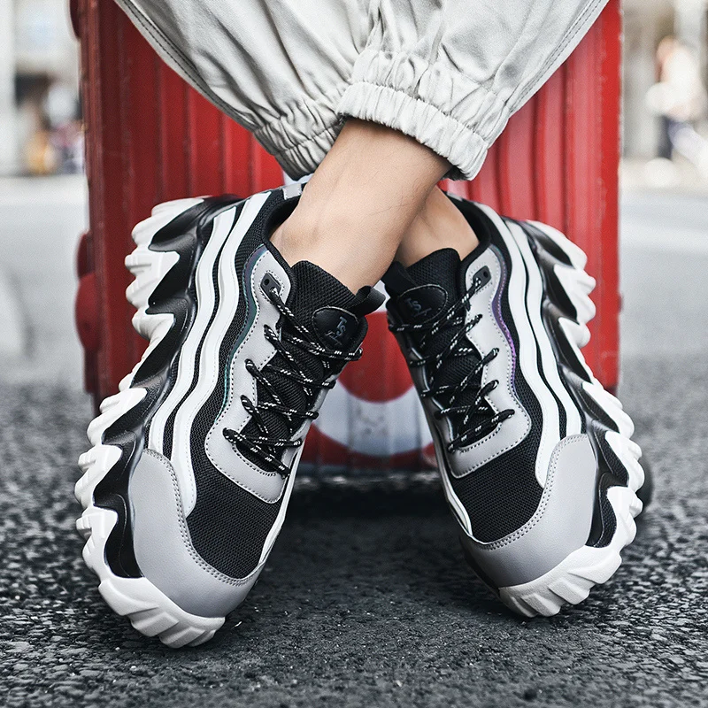 

New Sneakers Designer Runing Shoes for Men Chunky Dad Shoes High Quality Breathable Sports Walking Shoes Zapatillas De Deporte