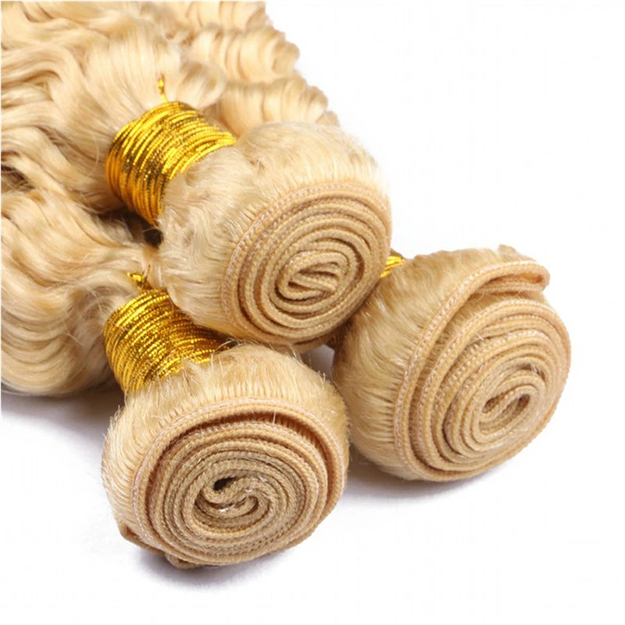 Модные королевские волнистые 613 пучков с фронтальной предварительно выщипанной