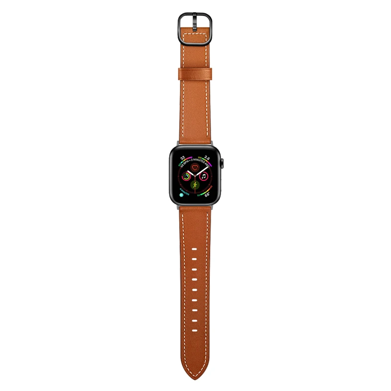 

Leather strap For Apple watch band 44 mm 40mm iWatch band 42mm 38mm Genuine Leather bracelet watchband for Apple watch 5 4 3 2 1