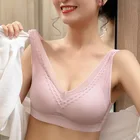 2020 тайский латексный бюстгальтер 6,0, бесшовный бюстгальтер без косточек, сексуальный кружевной дышащий бюстгальтер с эффектом провисания, нижнее белье