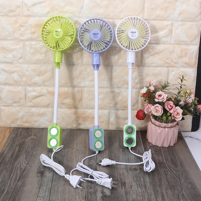 

AC 110V 220V 3-speed Flexible Gooseneck Fan Magnetic Base for Sewing Machine Metal Lathe Home Dorm Office and more