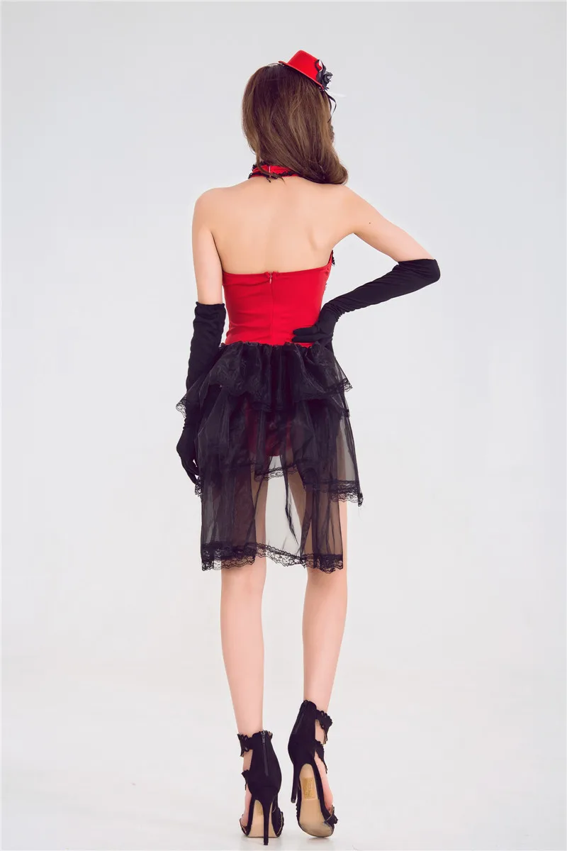 Красный костюм для танцев сексуальный бара ночного клуба диджея певицы одежда