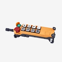 315MHz F26-A1 8 single speed multiple crane remote control with 2 transmitter and 1 receiver for electric hoist and crane