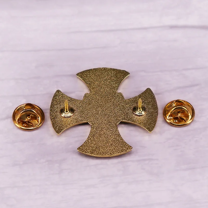 Синий Железный крест Honor эмалированная булавка WW2 российские военные броши