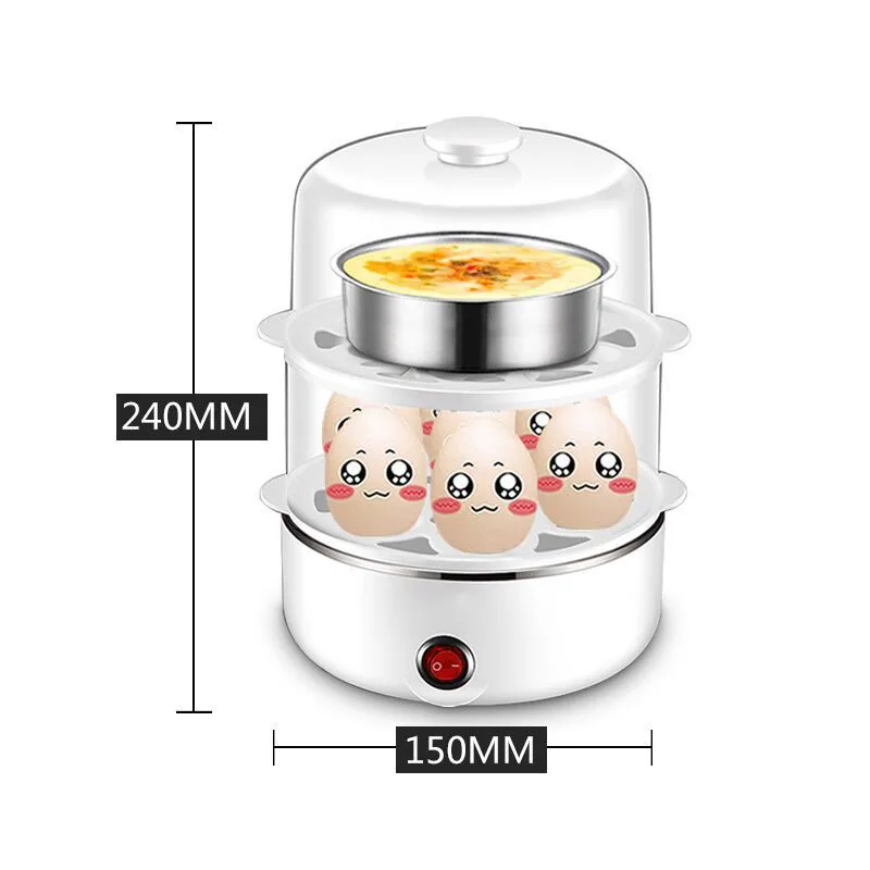 

Mini Electric Egg Cooker Multi-Function Breakfast Fast Boiler Automatic Egg Tools Kitchen Egges Steamer Poacher Machine Cookare