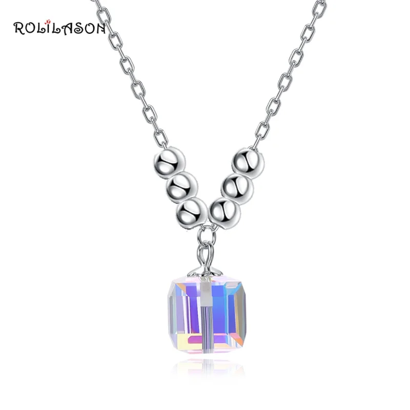 

Ожерелье женское из серебра 925 пробы, с кулоном