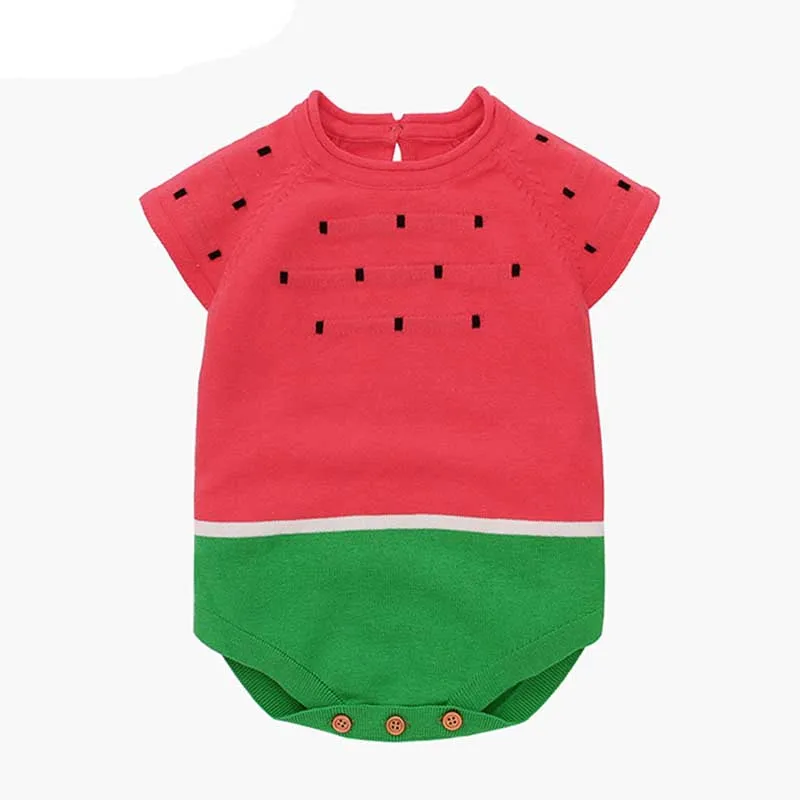 

Baby Boys Girls Knitting Rompers Cute Newborn Baby Boys Clothes Infant Bodysuit Baby Girl Boy Short sleeve Romper Jumpsuit