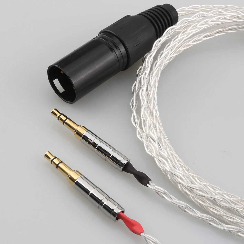 XLR сбалансированный 8-ядерный кабель для наушников Denon AH-D600 D7100 Hifiman Sundara Ananda HE1000se