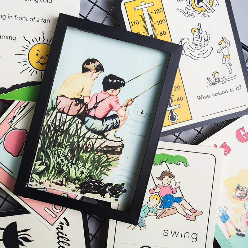 12Pcs/Bag Vintage Pastoral Children Garden Farm Card DIY Scrapbooking Album Junk Journal Planner Decorative Paper | Дом и сад