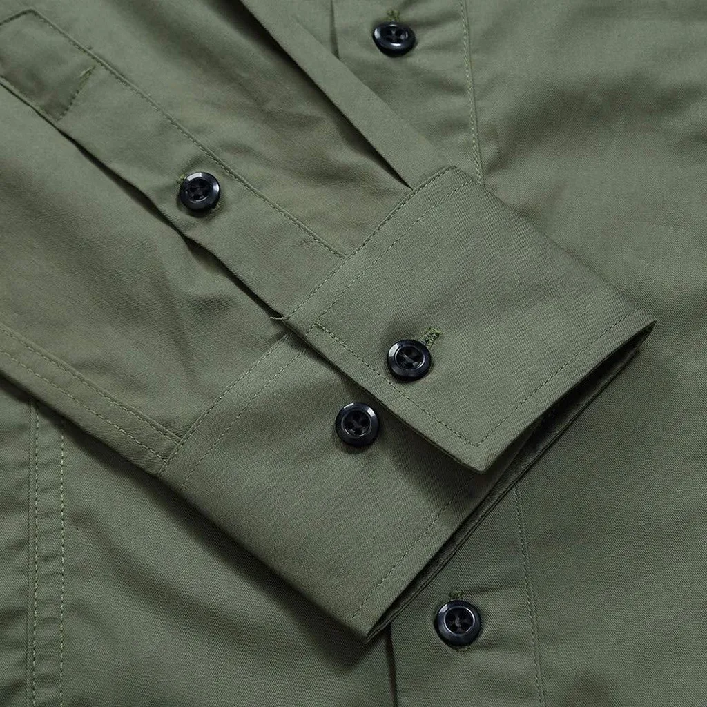 

Men's Fashion Shirt 2019 New Long Sleeve Casual Shirt Slim Cotton Lapel Shirts Men's High Quality Shirts