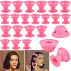 Ролик силиконовый для волос 2030 шт., мягкие резиновые волшебные бигуди для ухода для завивки волос, без нагрева, без зажима, инструменты для укладки волос сделай сам