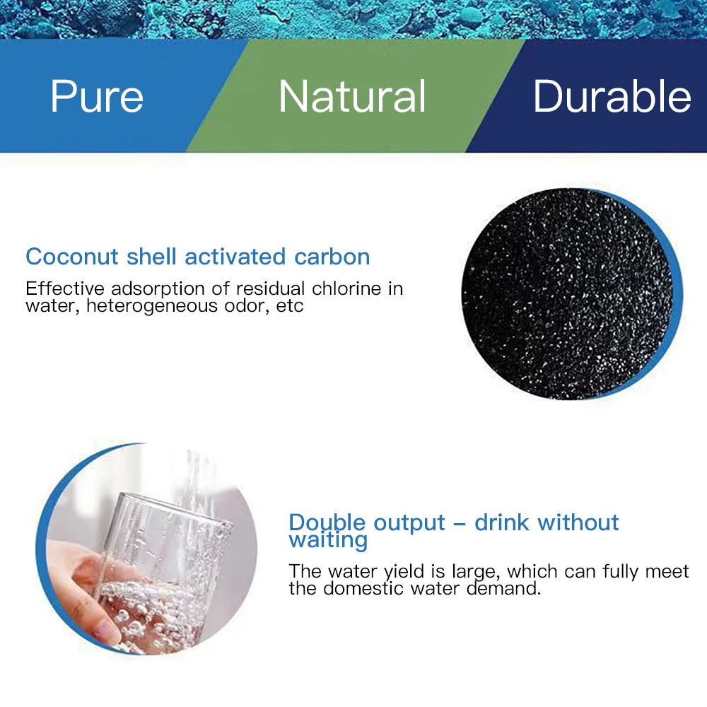 Фильтр для воды бытовой кран фильтр портативный водопроводный очиститель