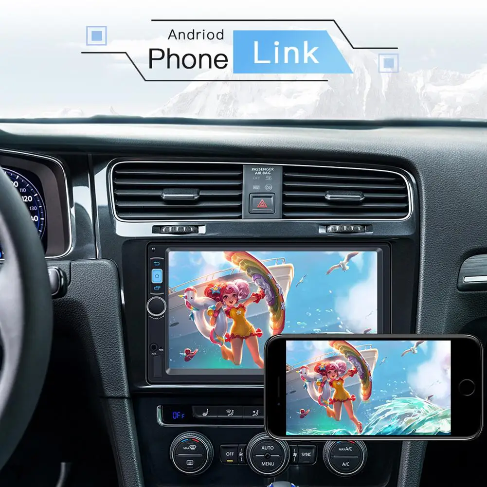 SWM A4 2 Din Car Radio 7" Touch Screen Android 8.1 MP5 Player GPS Navigation Bluetooth WiFi USB HD Multimedia | Автомобили и