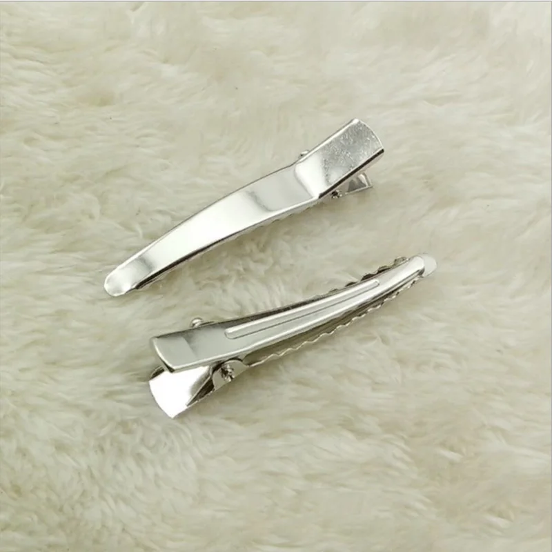 50 шт. зажимы для волос на весну аллигаторные заколки пустая основа аксессуары