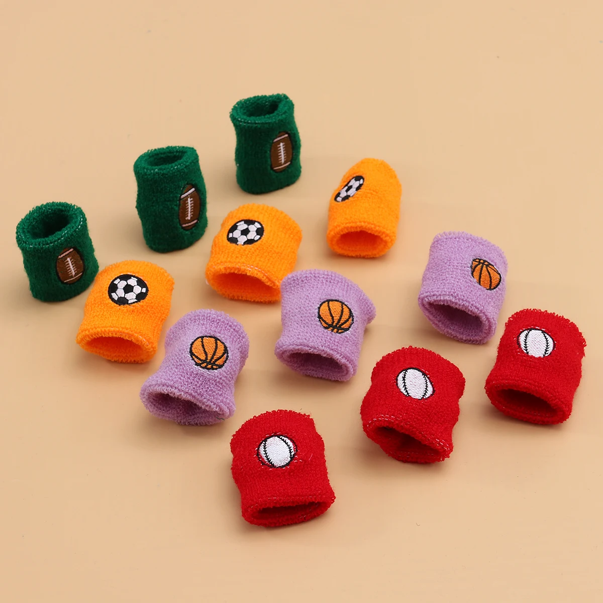 12 шт. спортивные браслеты эластичные портативные Вязание фитнес бег хлопок