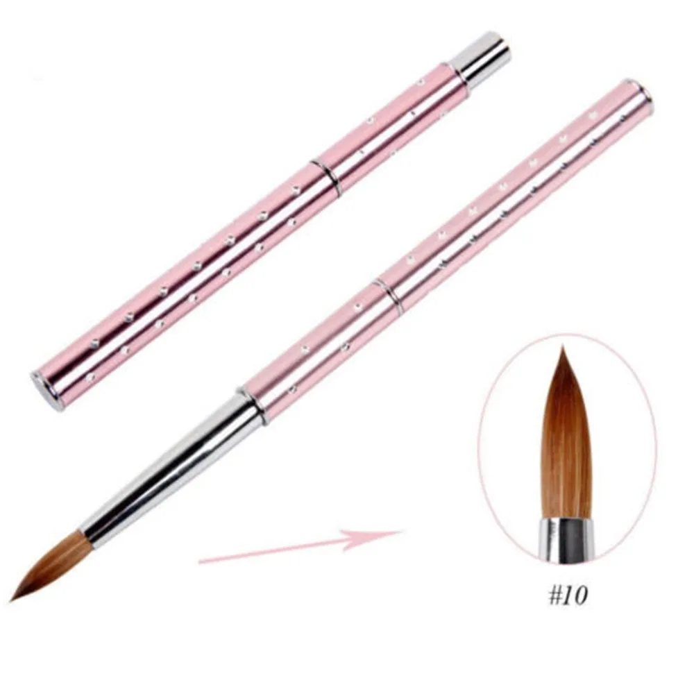 Ногтей соболь акриловая кисть ручка оборудование гель лак DIY живопись резьба для